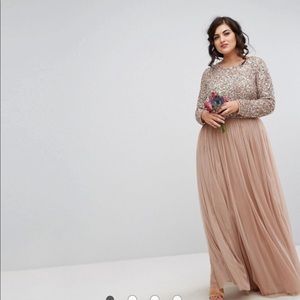ASOS plus size gown
